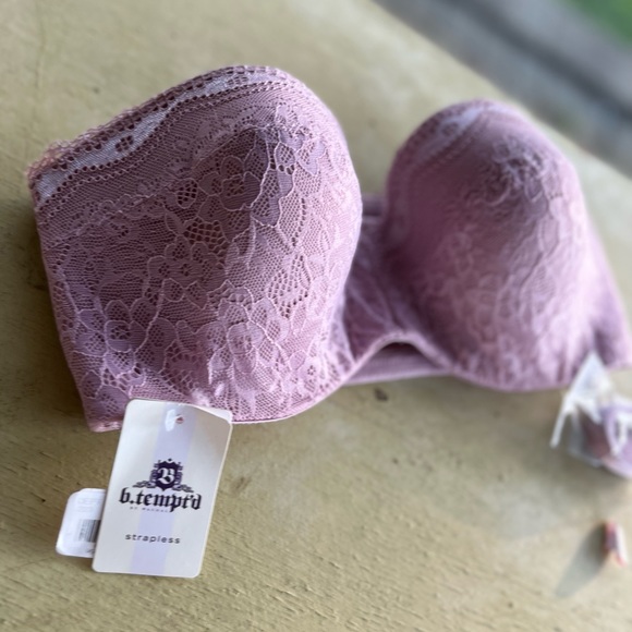 New W Tags b.tempt’d Strapless Bra 32DD - Picture 4 of 10